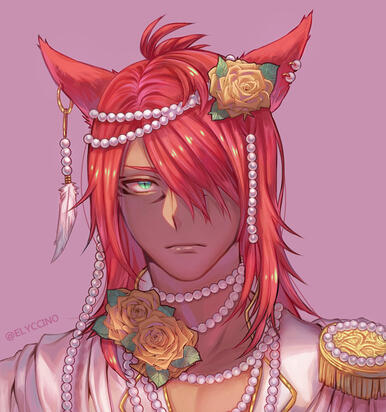 painted headshot